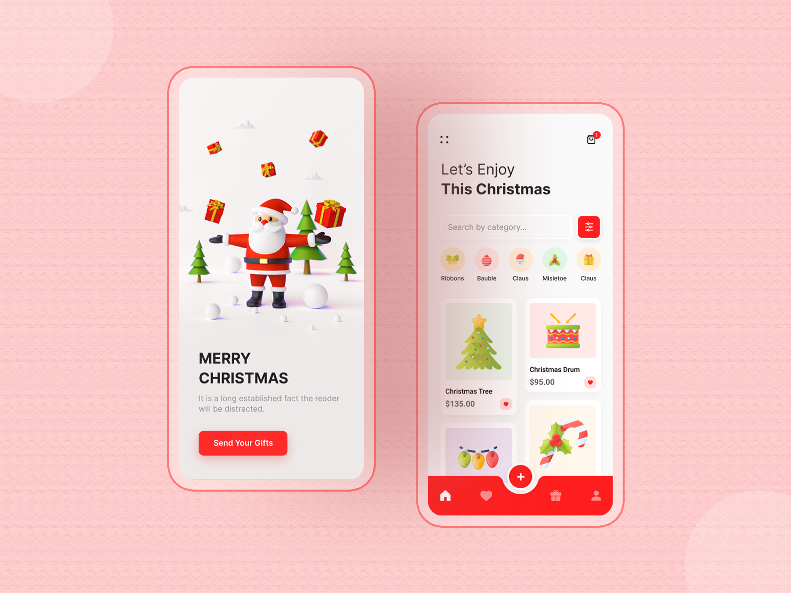 Christmas Gift Shop Apps by Md Shamim Hossain on Dribbble
