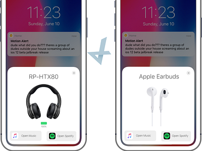 Airpods-esque menu for all connected audio devices - iOS concept