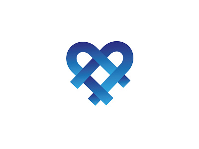 Blue Heart Logo 14 adobe illustrator blue blue heart blue logo branding day design designer dribbble favorite february heart heart logo illustration jason marinho logo motived valentine day