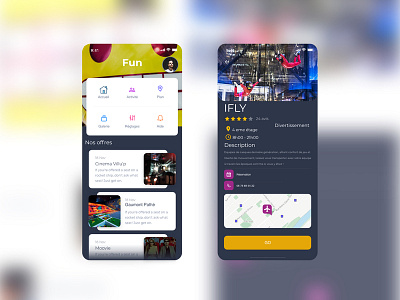 Shopping Center App adobe xd app application application design blue branding color design designer dribbble favorite fun funny jason marinho motived shopping app shopping center ui white yellow