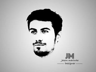 My Web Site beautiful black black white branding design designer dribbble head head shot illustration jason marinho jasonmarinho logo monochrome motived photoshop typography web website white