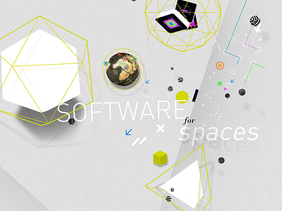 software for spaces branding design identity mark typography