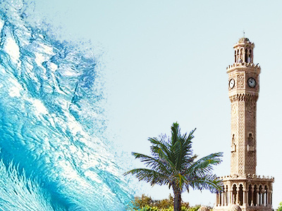 Manip - Macha Golden city clock green izmir manip sea summer sun tour turkey wave