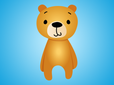 Mr Teddy Bear bear clean cute design logo teddy teddy bear