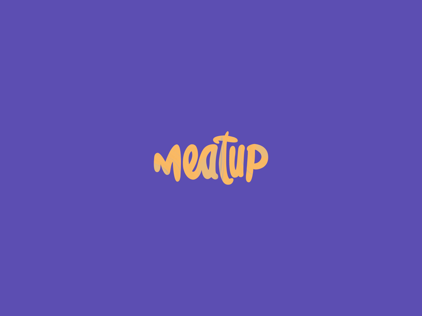 meatUp Logo animation app art branding design flat illustration logo minimal vector