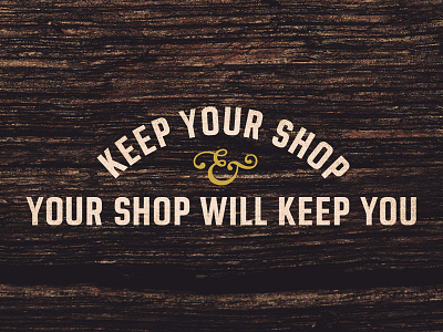 Keep Your Shop (Clayton Specimen) clayton specimen type typography