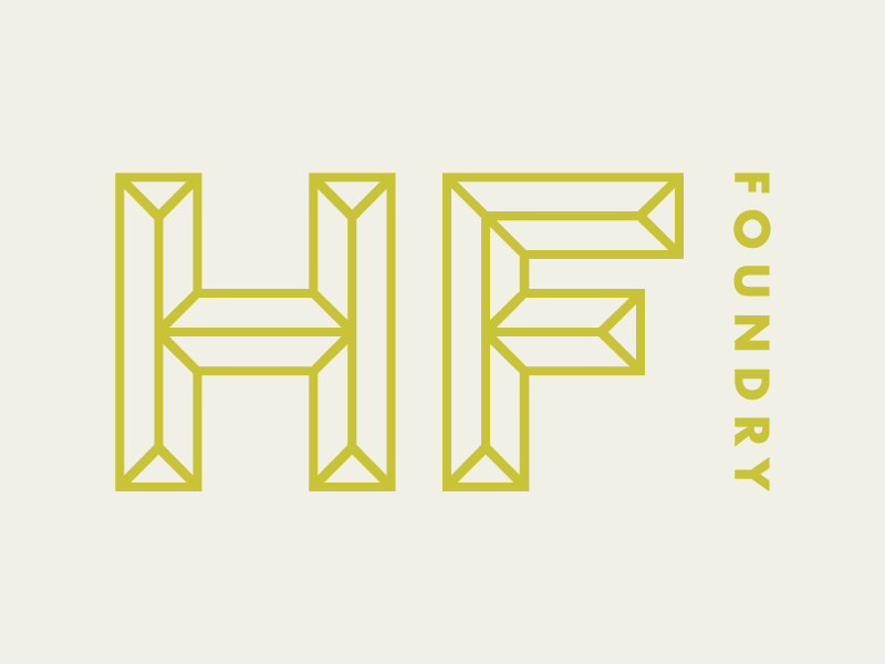 Hold Fast Foundry brand branding font geometric identity illustrator logo mark sans type