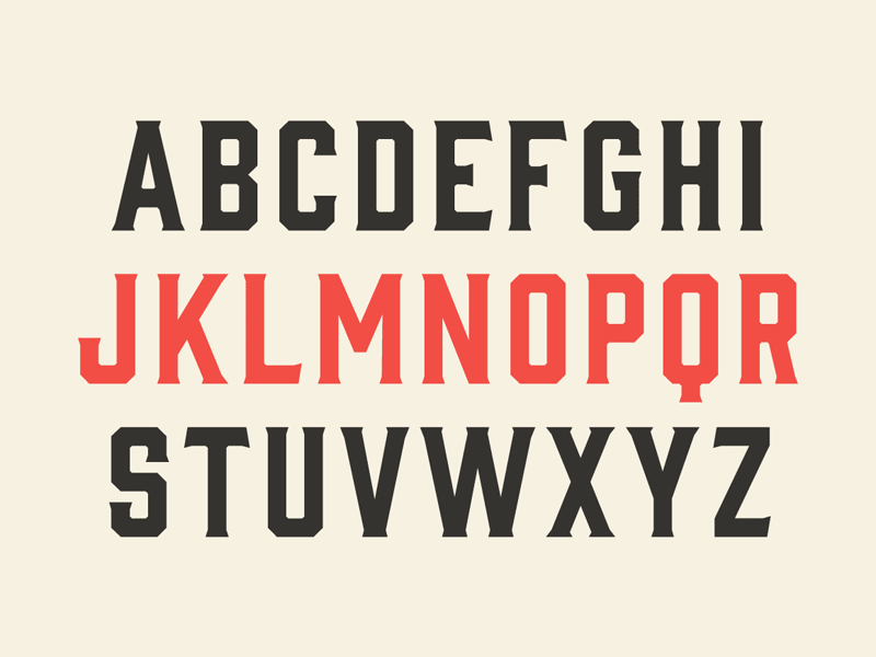 Gin Typeface (GIF) family font gin glyph grunge ligature retro serif type typeface typography vintage
