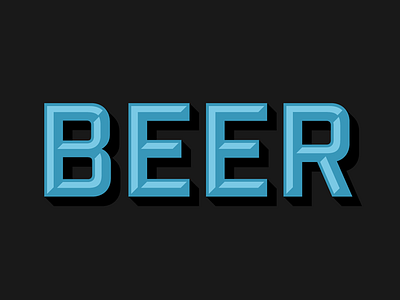 B is for Beer and Bevel bevel industry type type design