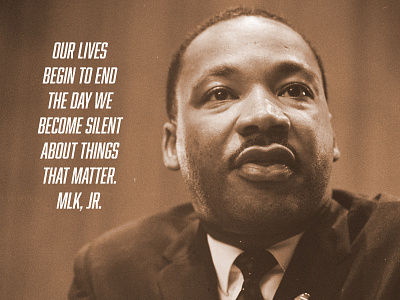 Our Lives Begin to End... mlk