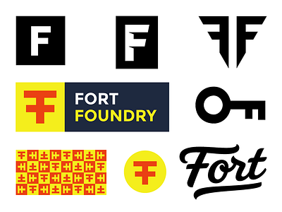 The Development of the Fort Logo design fort fort foundry foundry logo