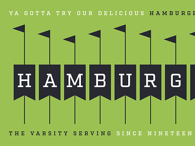 Hamburgers factoria flag font hamburgers serif slab slab serif specimen type design typeface varsity