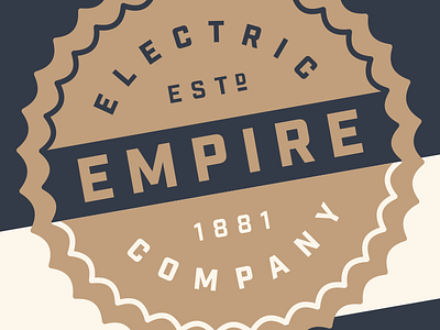 Empire Electric font industry specimen typeface