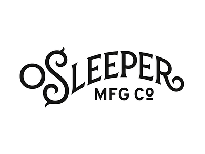 OSleeper custom logo logotype type