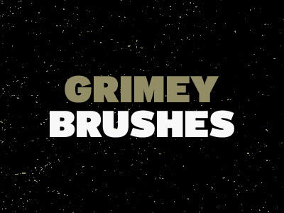 Grimey Brushes (Free) brush brushes design free freebie grunge photoshop texture vintage
