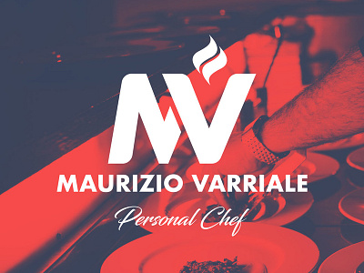 MV Personal Chef brand chef logo creative design identity identity branding identity design illustration logo vector