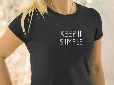 UX Design T-Shirts: 'Keep it Simple' illustration t shirt t shirt illustration typography