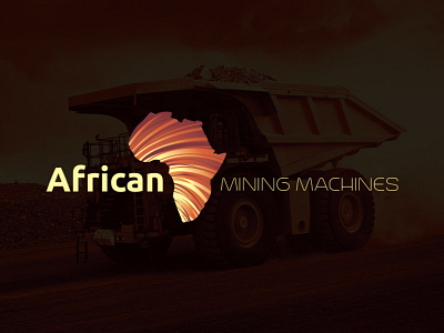 African Mining Machines logo logo logo design