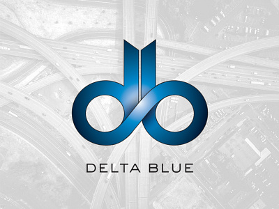 Delta Blue logo logo logo design