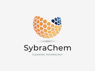 SybraChem logo logo logo design