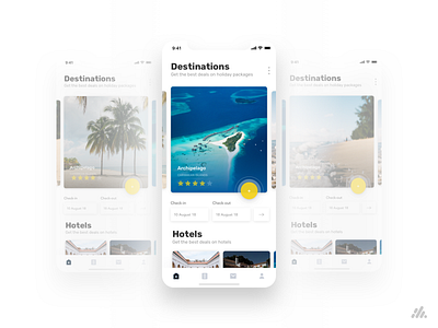 Travel App Design UX/UI app branding design desktop getaway holiday interface mobile travel travel agency travel app travel blog ui ux ux design visual design web website