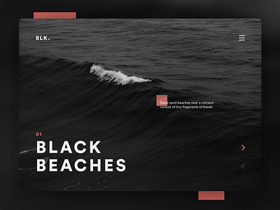 Black Beaches UI