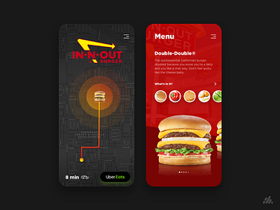 In'n'Out Concept app branding design interface ios mobile ui ux ux design visual design