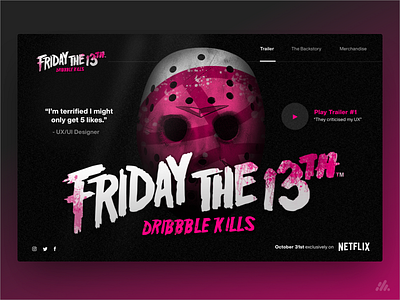 Friday the 13th - Dribbble Kills