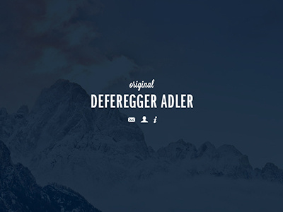 Deferegger Adler | landing-page landing music page