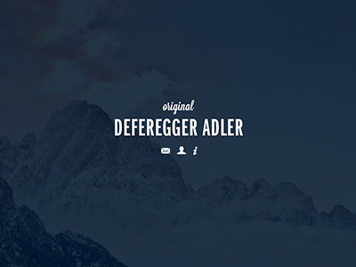 Deferegger Adler | landing-page