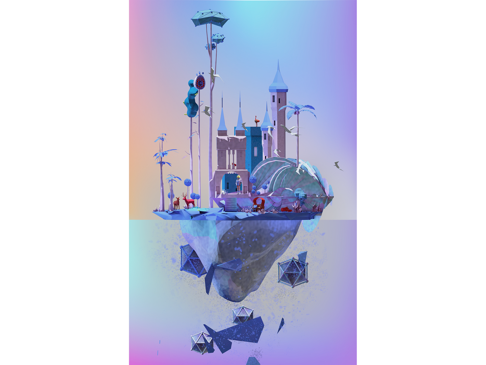 Dream Castle2 By Yali On Dribbble    1 4x 