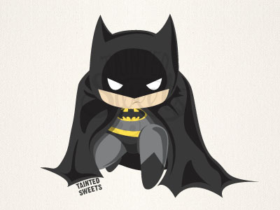 Batman batman chibi comics dc comics illustration kawaii kids