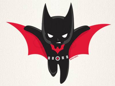 Batman Beyond bat batman batman beyond chibi comics dc comics illustration superhero tainted sweets terry