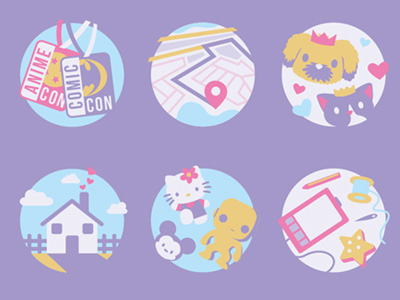 Set of Icons for IG Stories by Stephiie Moran on Dribbble