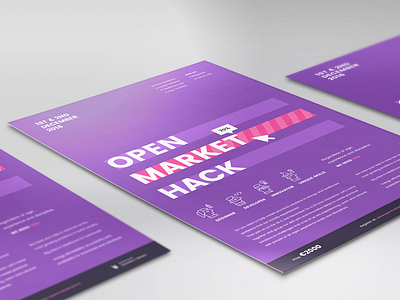 Flyer Open Market Hack event
