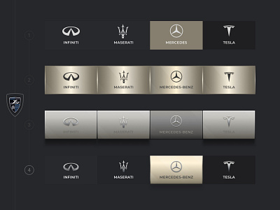 Larte Design "Button variations" button car design infiniti site skeuomorphism ui uidesign uiux ux web webdesign website