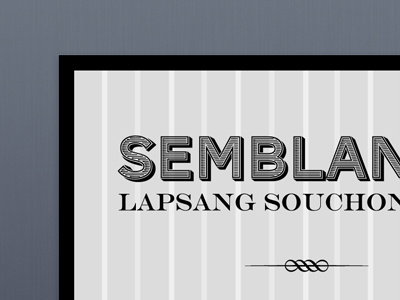 Semblance grey label lapsang semblance souchon tea