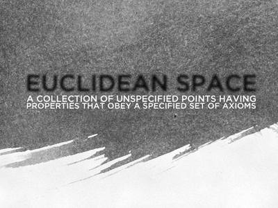 Euclidean Space dandelgrosso daniele delgrosso euclidean gotham space typography