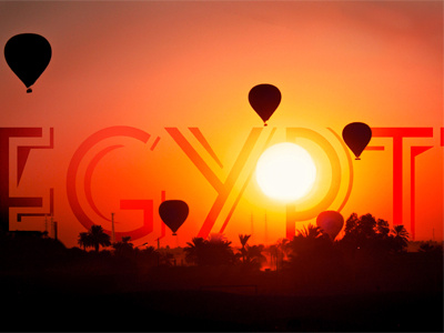 Egypt air balloons dandelgrosso daniele delgrosso egypt resort seaside sunset