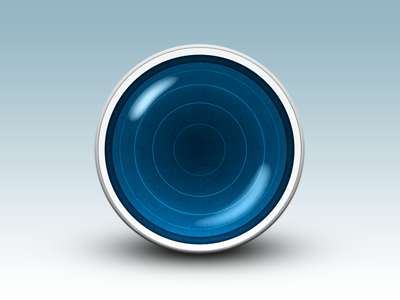 Blue Orb blue dandelgrosso daniele delgrosso glass gloss icon orb reflection shading
