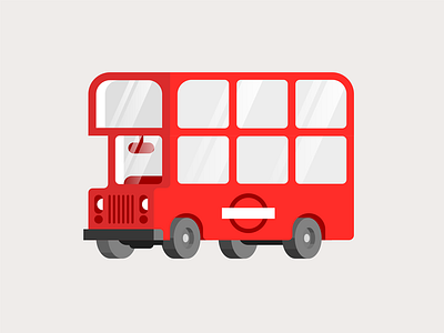 London Bus bus geometic london minimal vector vector art vehicle