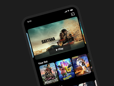 Video Streaming App UI app app design design illustration illustrator logo streaming streaming app tv tv app tv design tv serie tv series tv series poster tv show tv shows tvshow tvshows typography vector