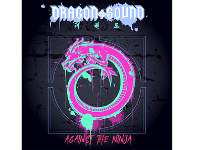 Dragon Sound- Against the Ninja adobe illustrator design digital illustration illustrator mst3k rifftrax