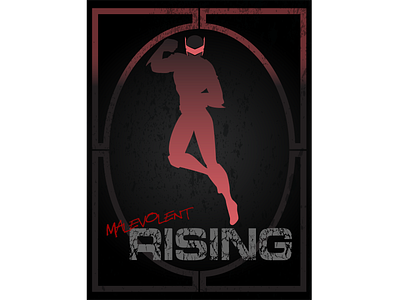 Malevolent Rising Poster 4 adobe illustrator digital graphic novel illustration illustrator poster