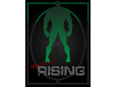 Malevolent Rising Poster 5 adobe illustrator design digital graphic novel illustration illustrator poster