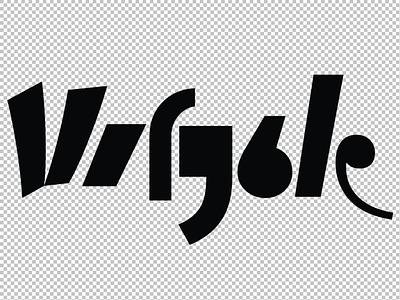 Logo for Virgole di Poesia brand identity branding corporate illustration literature logo logodesign logotype logotype design poetry typography vector