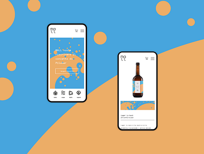 Ecommerce mobile layout beer branding ecommerce graphic design illustration ux webdesign