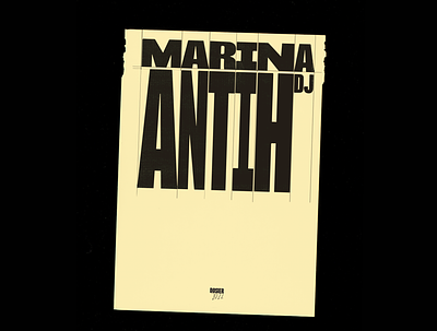 Marina Antih DJ – visual identity branding design logo visual identity