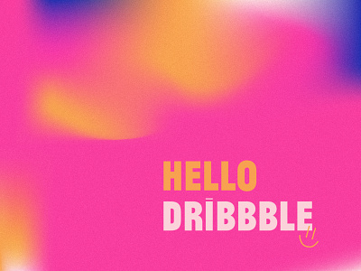 Hello Dribbble! debuts hello dribbble