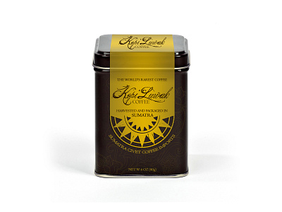 Kopi Luwak Packaging Tin Concept